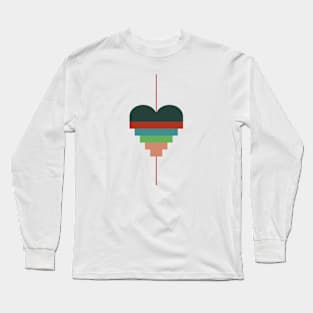 heart geometry Long Sleeve T-Shirt